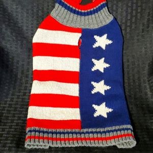 Star and Stripes Dog Sweater